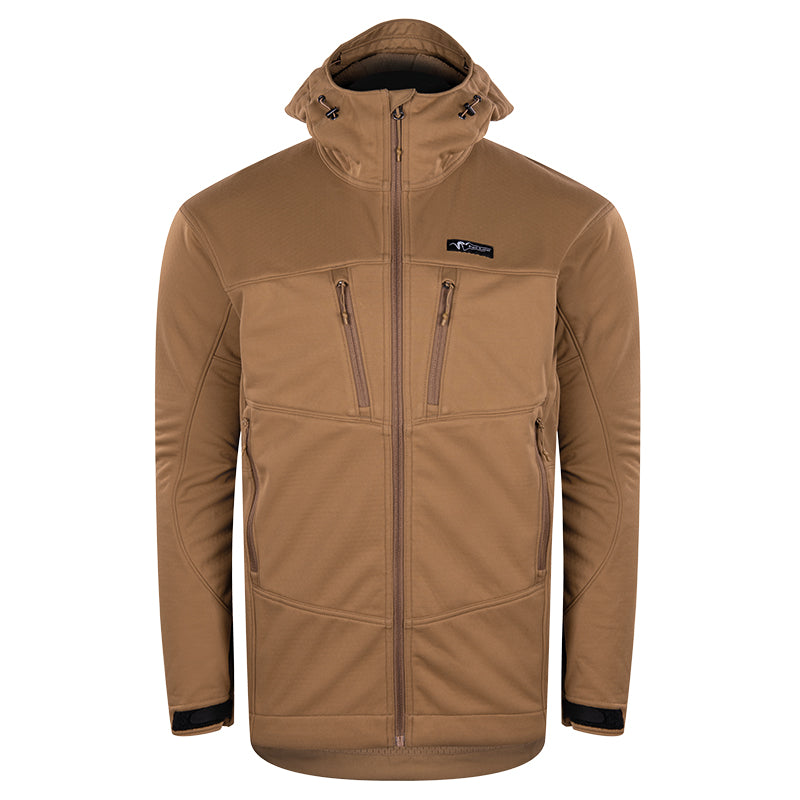 Headwall Jacket - quiet, weather-resistant, warm, breathable softshell hunting jacket