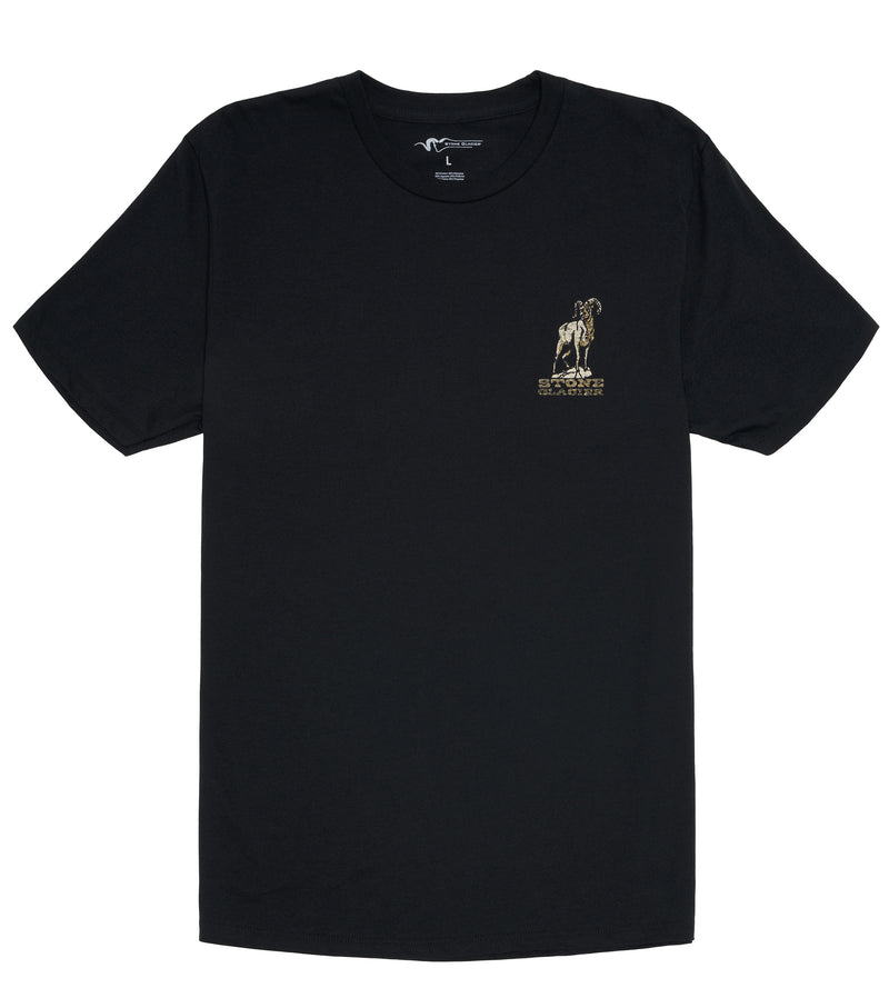 Food Chain T Shirt Front in Black