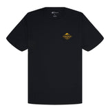 Mountain Peak T Shirt in Black Front