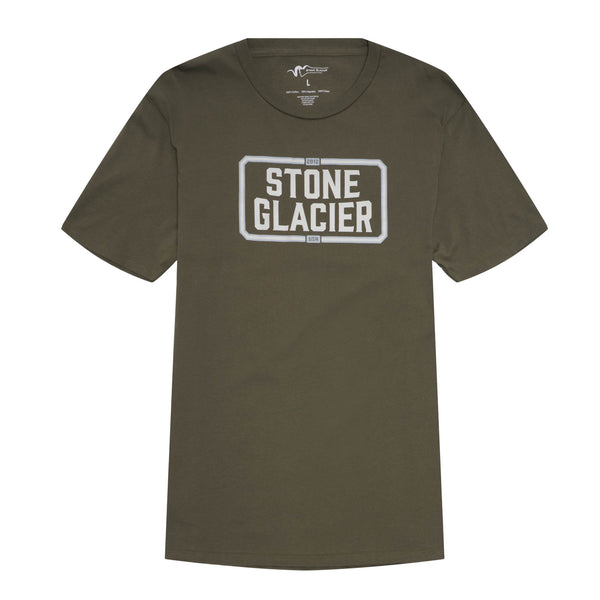 SG Plate T-Shirt in Army Green Front