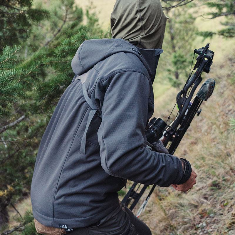 Headwall Jacket - quiet, weather-resistant, warm, breathable softshell hunting jacket